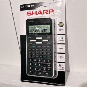 Sharp EL-531TGB-BW Calculator AP CHEMISTRY PHYSICS 273 Functions Scientific